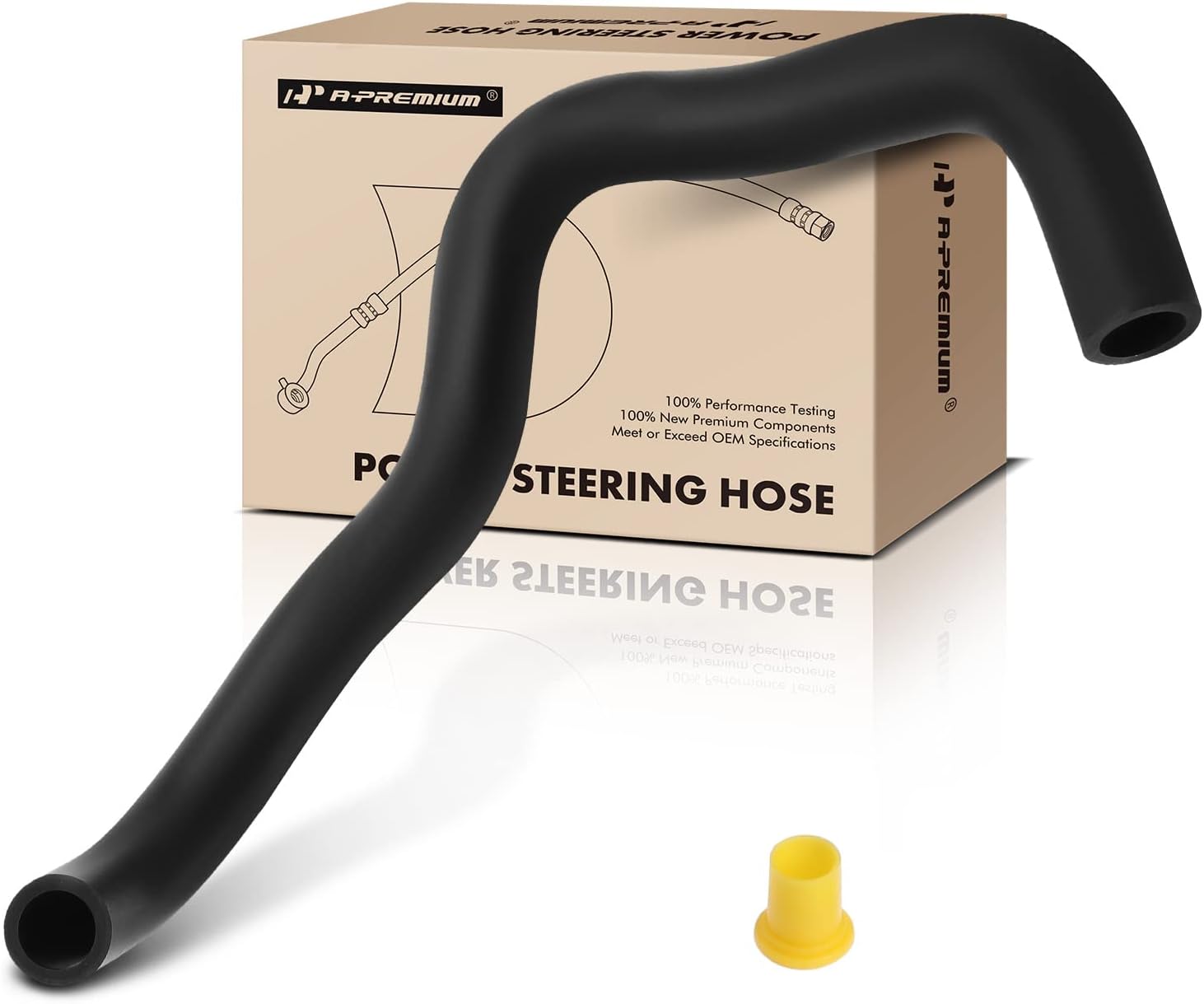 A-Premium Power Steering Reservoir Hose Line Assembly Compatible with Honda Ridgeline 2013 2014, 3.5L, Reservoir To Pump