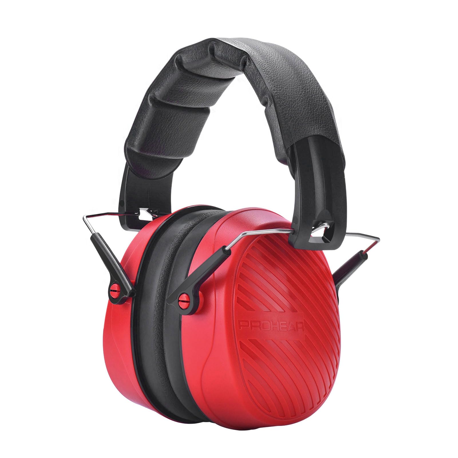 PROHEAR 038 Ear Protection Safety Earmuffs for Mowing, 28dB Noise Reduction Passive Hearing Protector, Compact Foldable Headset for Shooting
