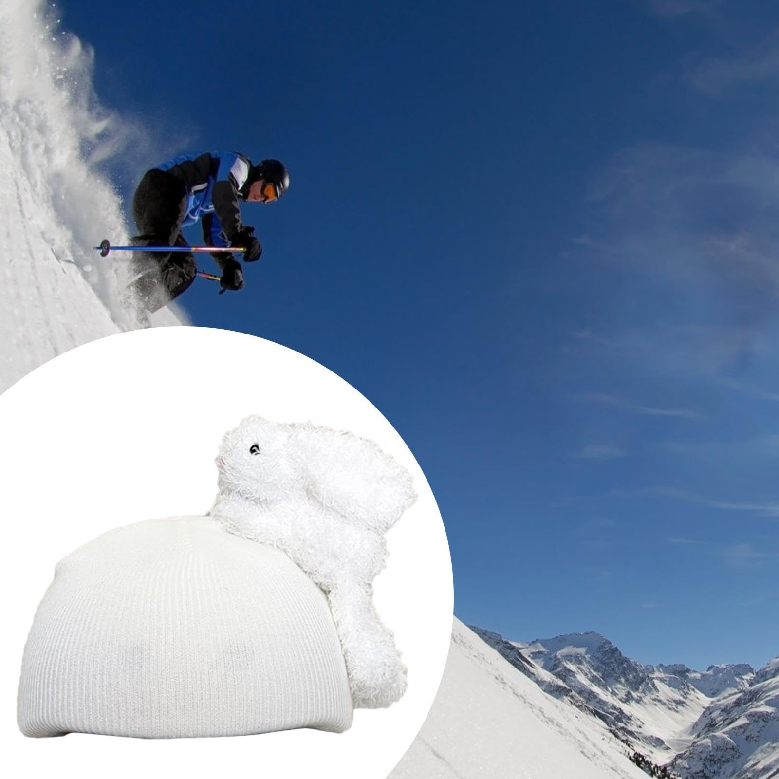 Copricasco da Elasticizzato, Morbido, Lavorato a Maglia, Decorativo per Casco da Snowboard, per Bambini, Adulti, per Snowboard E S