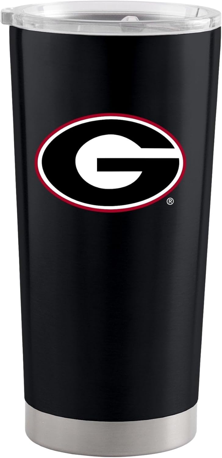 Georgia Bulldogs 20oz Black Gameday Stainless Steel Tumbler