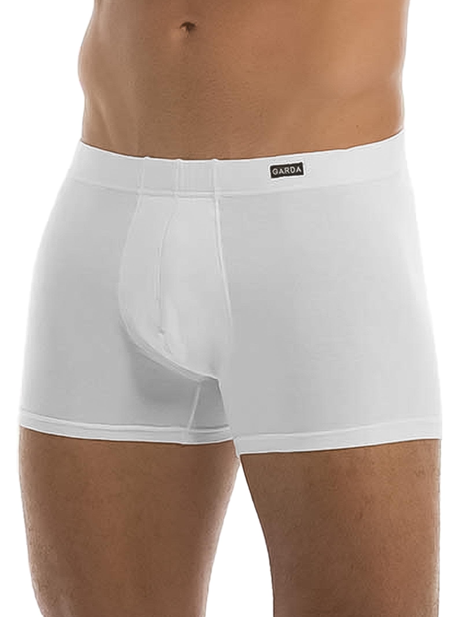 GARDA - 6 Boxer Uomo in Cotone Bielastico, Boxer Elastico Ricoperto 3472
