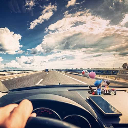 Miniatura 4 de Adorno para tablero de automóvil, bonito adorno para tablero de automóvil, adorable pareja, besando, niño y niña, adorno para el interior del