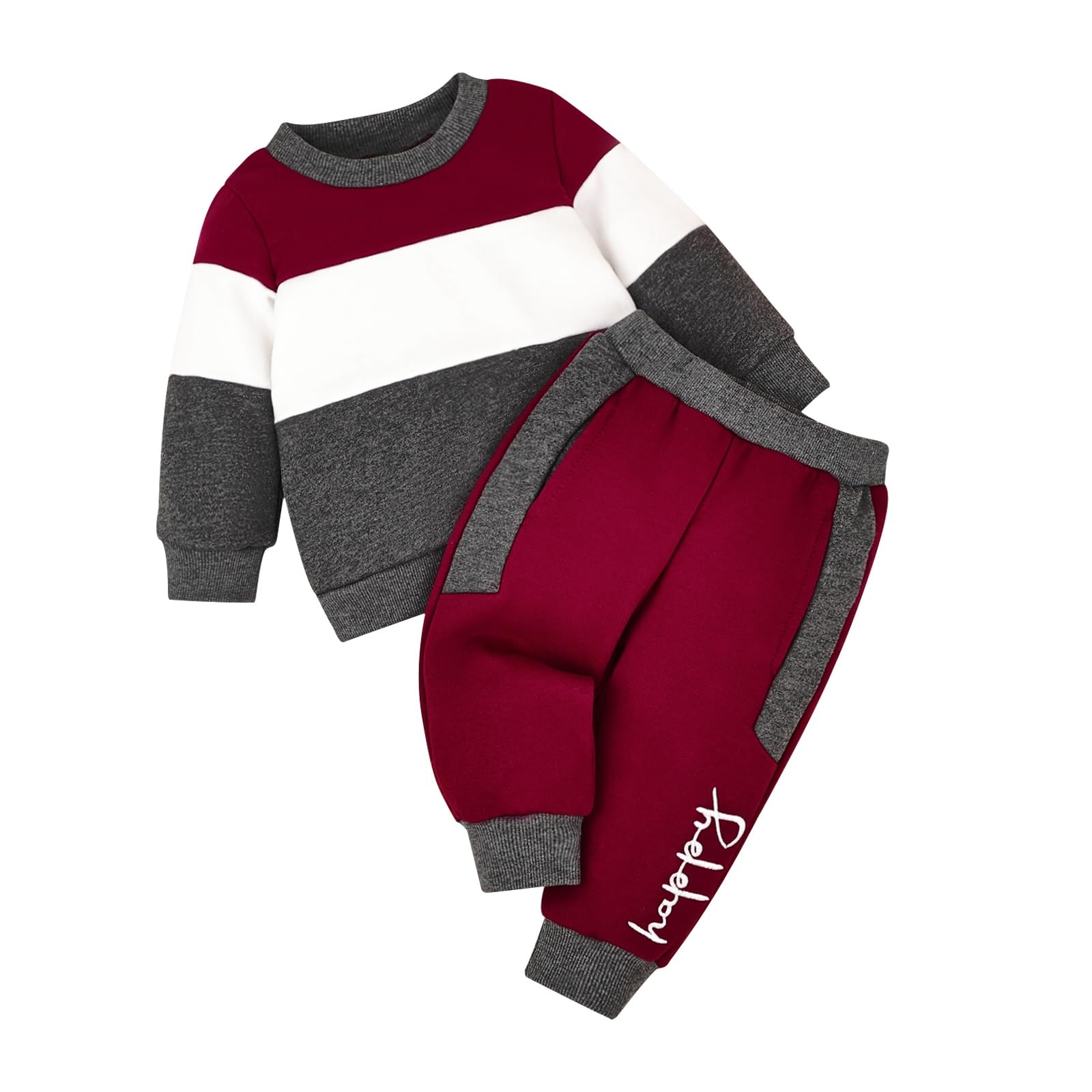 Baby Boy Clothes Infant Fall Long Sleeve Outfits Winter Clothing Sweatshirt Pants 2pcs Set