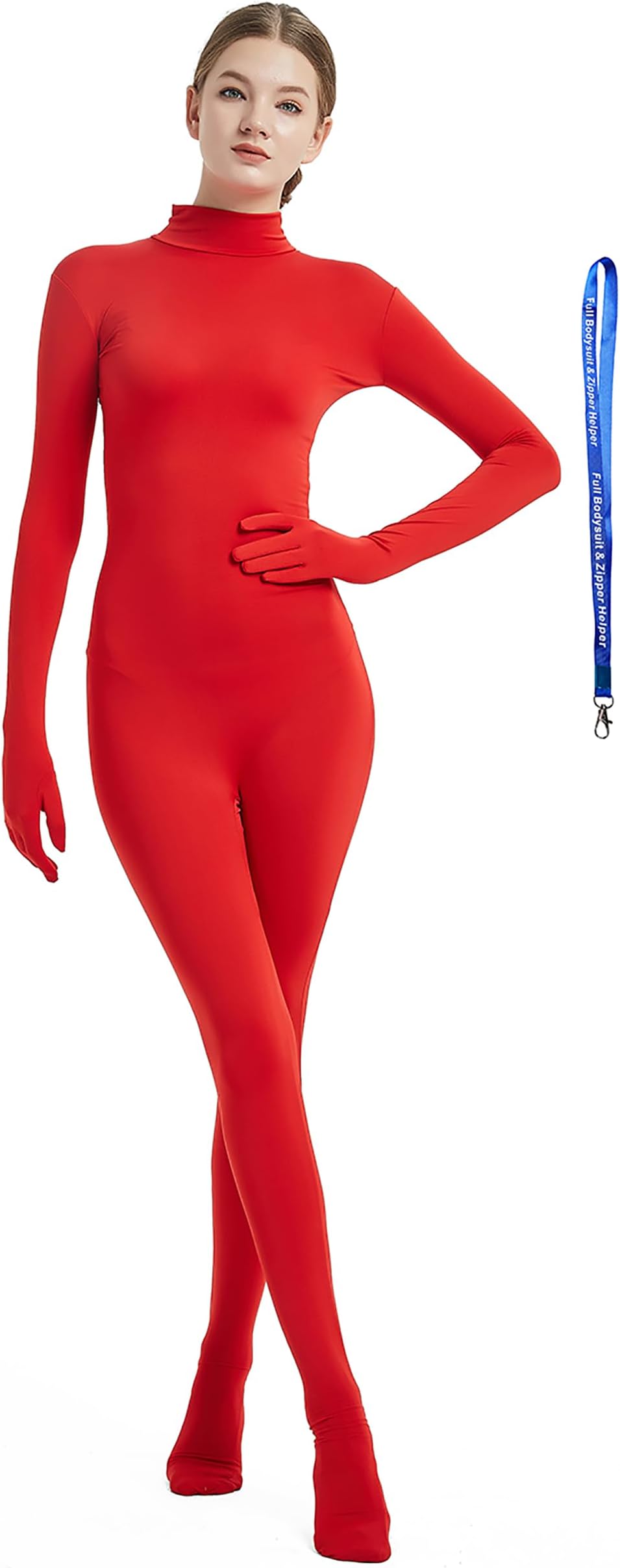 Full Bodysuit Womens Costume Without Hood Lycra Spandex Zentai Unitard Body Suit