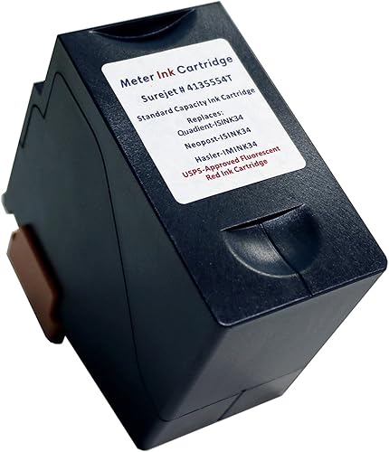 ISINK34 / IMINK34 Sure.Jet # 4135554T Reemplazo de cartucho de tinta no OEM para medidores de franqueo IM330, IM350, IM420, IM440, IM460, IM480 e