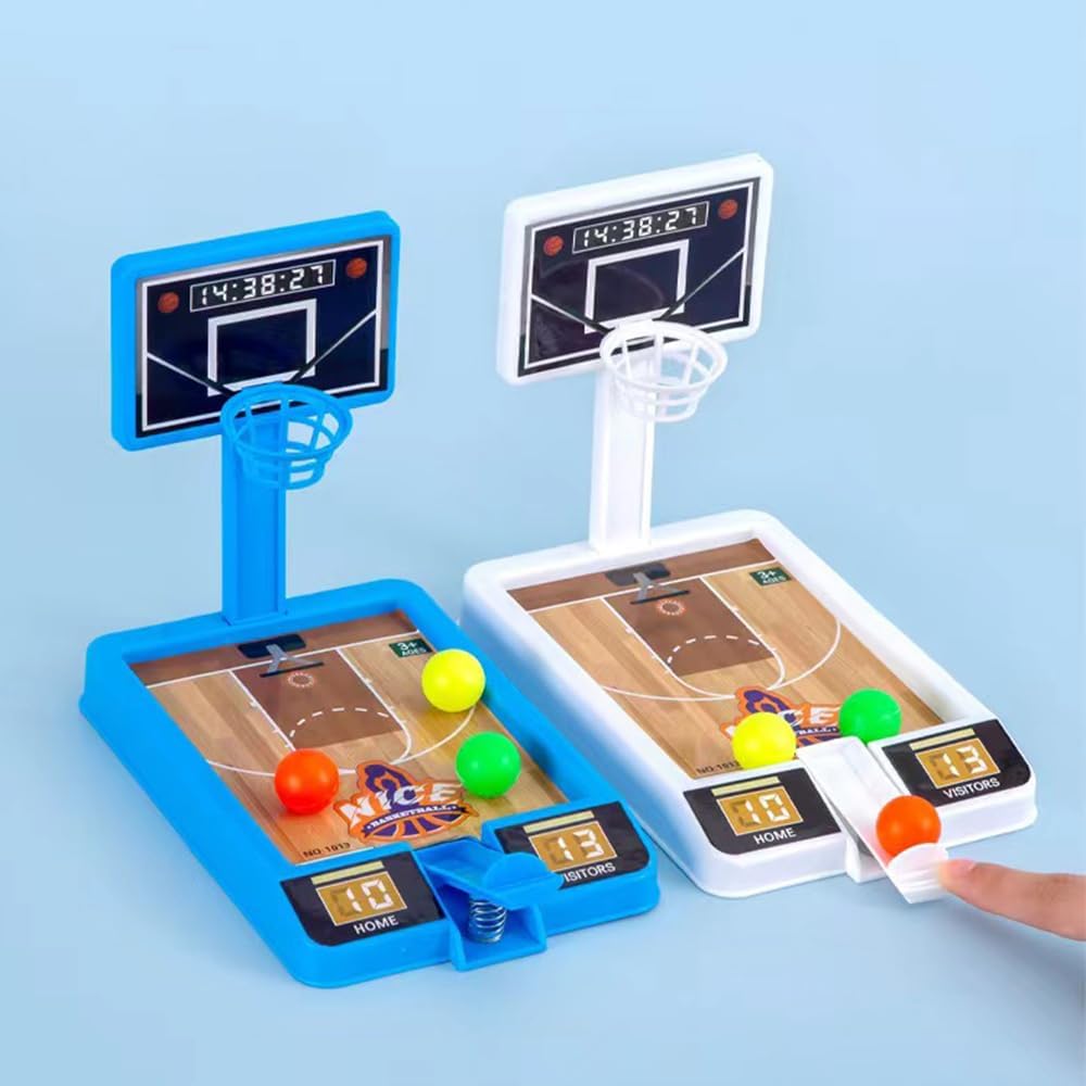 4 Pack Tabletop Basketball Game Toys, Basketball Party Favors Desk Games for Office, Adult Stress Relief, Kids Boys Girls Gifts