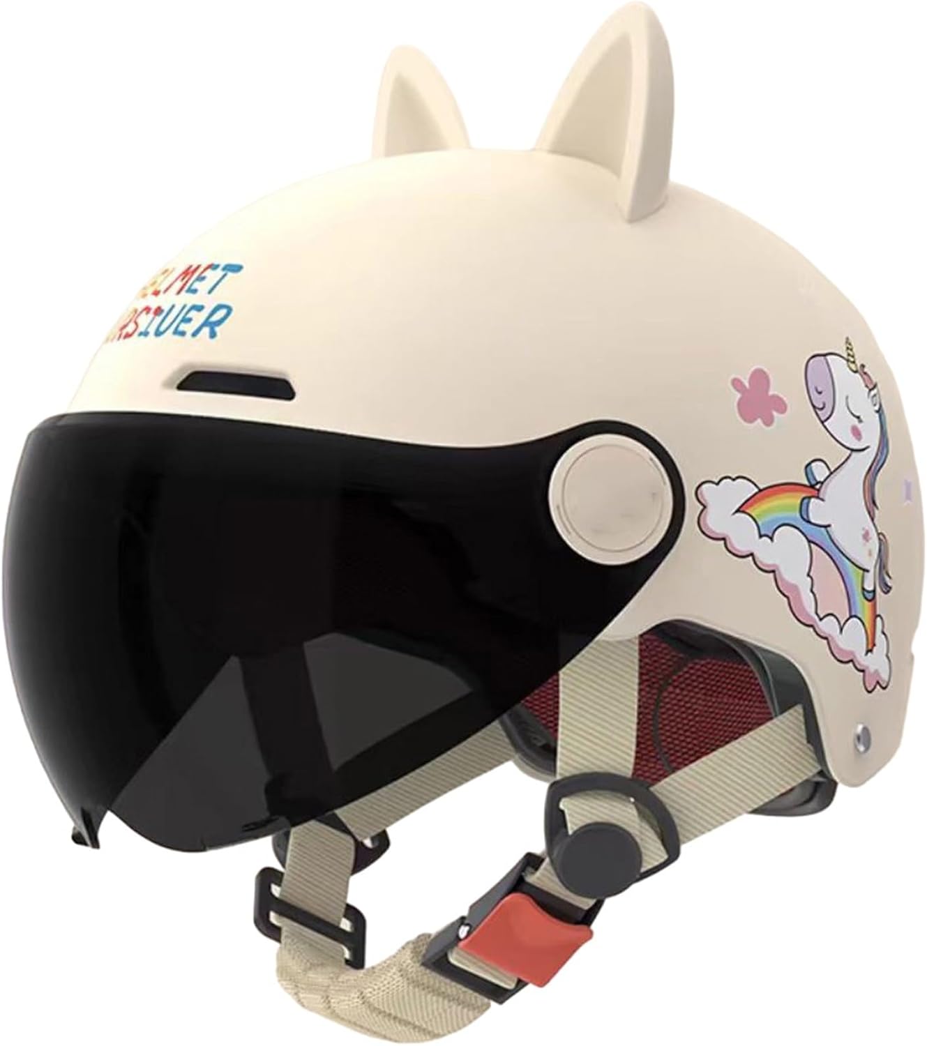 Kids Motorcycle Helmets,Toddler Open Face Bike Half Helmets with Visor,Youth Electric Scooter Bicycle Go-Kart Four Wheeler ATV Moped Helmet for Boys Girls,DOT Approved