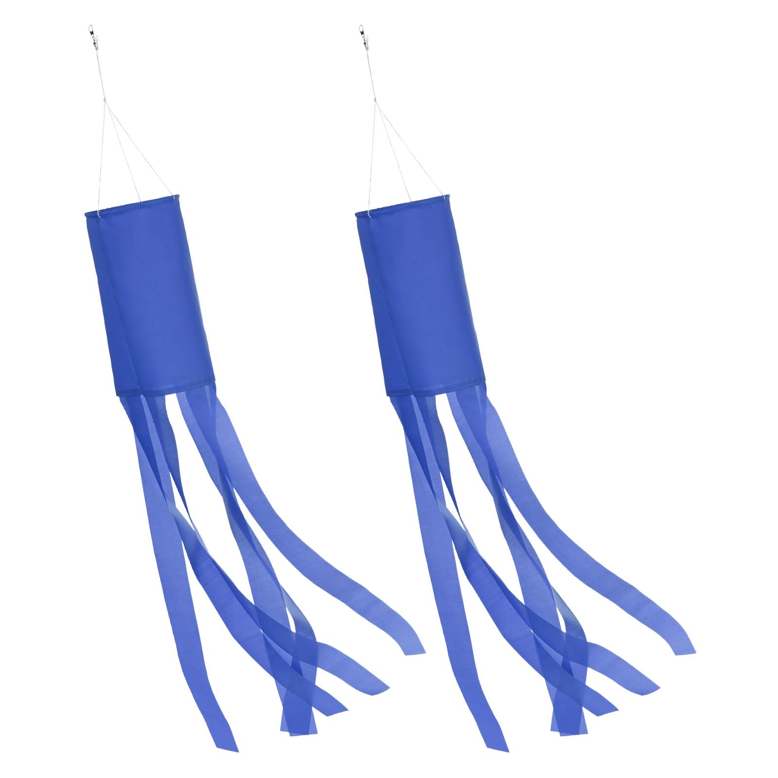 M METERXITY 2-Pack Windsock Flag, Colorful Wind Socks for Garden/Yard/Patio/Home Decor, Spring Summer Fall Winter Outdoor Hanging Decoration [39.4 In / 100cm, Blue] — image 1