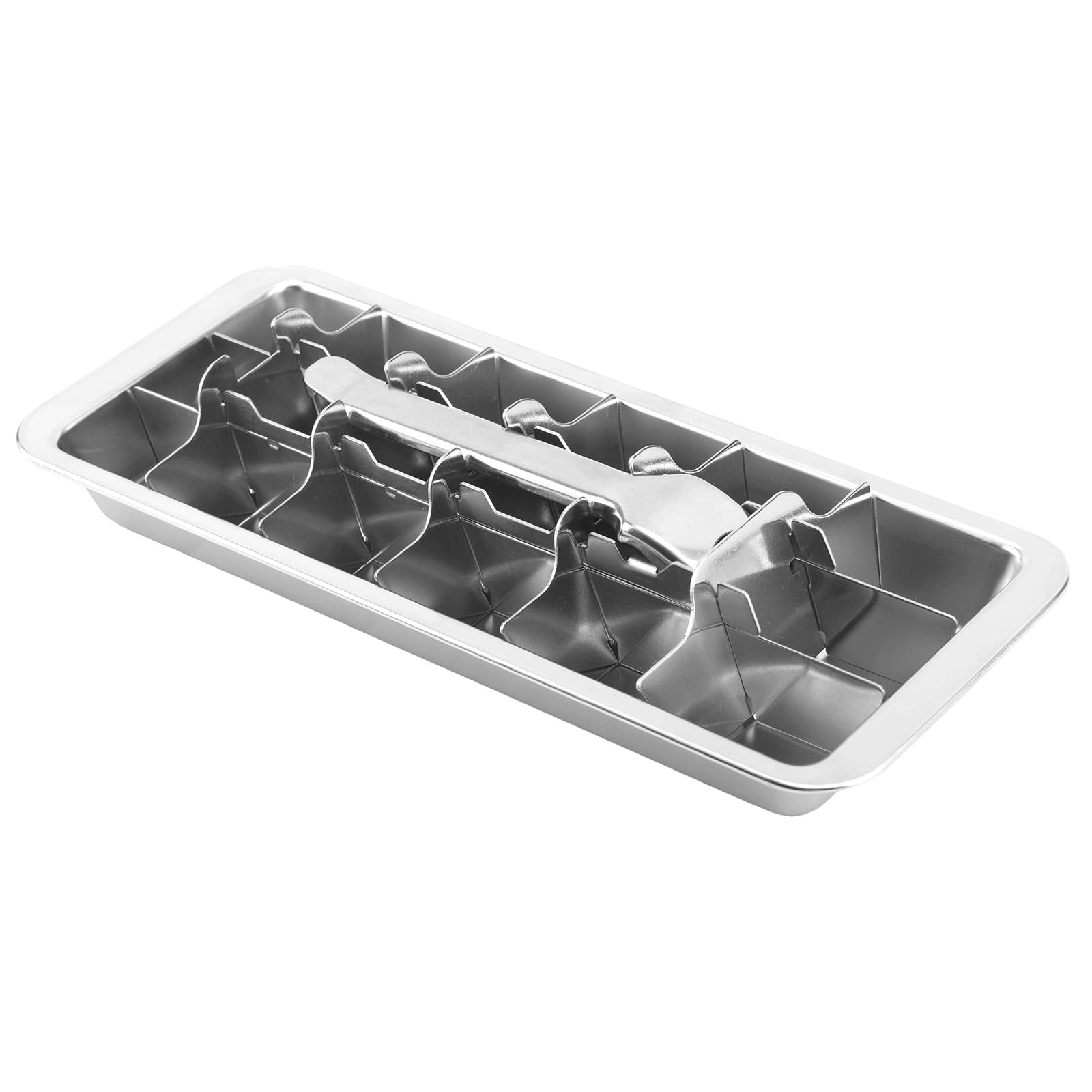 Bac à Glaçons En Acier Inoxydable Avec Poignée à Levier, 18