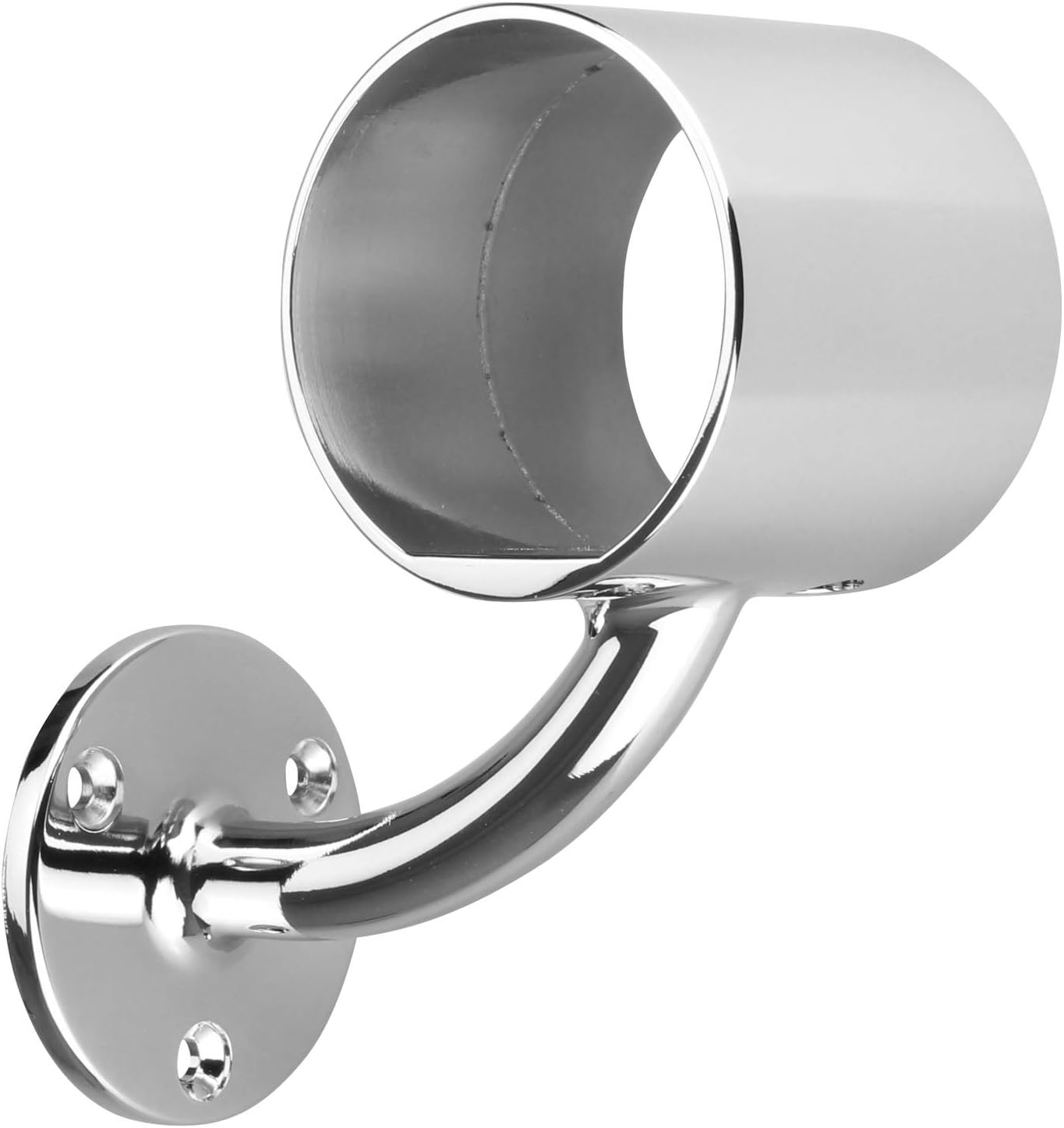 Wall Mounted Mopstick Handrail Bracket Chrome Amazon.co.uk