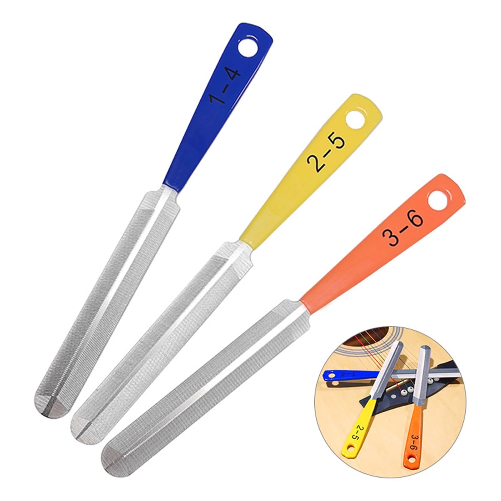 Strumenti per chitarra Set Di Strumenti Per Levigare La Scanalatura Del Dado Della Chitarra Per Scanalare Per Regolare Le Corde