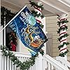 Christmas Flag 5ft x 3ft with eyelets - Christmas Banner Santa Claus - Vivid Digital Print - 110Den Thick polyester - Double Seam #4