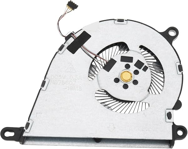 eMagTech 1x Laptop CPU Cooling Fan 5V 4-Pin Cable L68134-001 L68132-001 Compatible with HP 15-DY 15s-FQ - 1