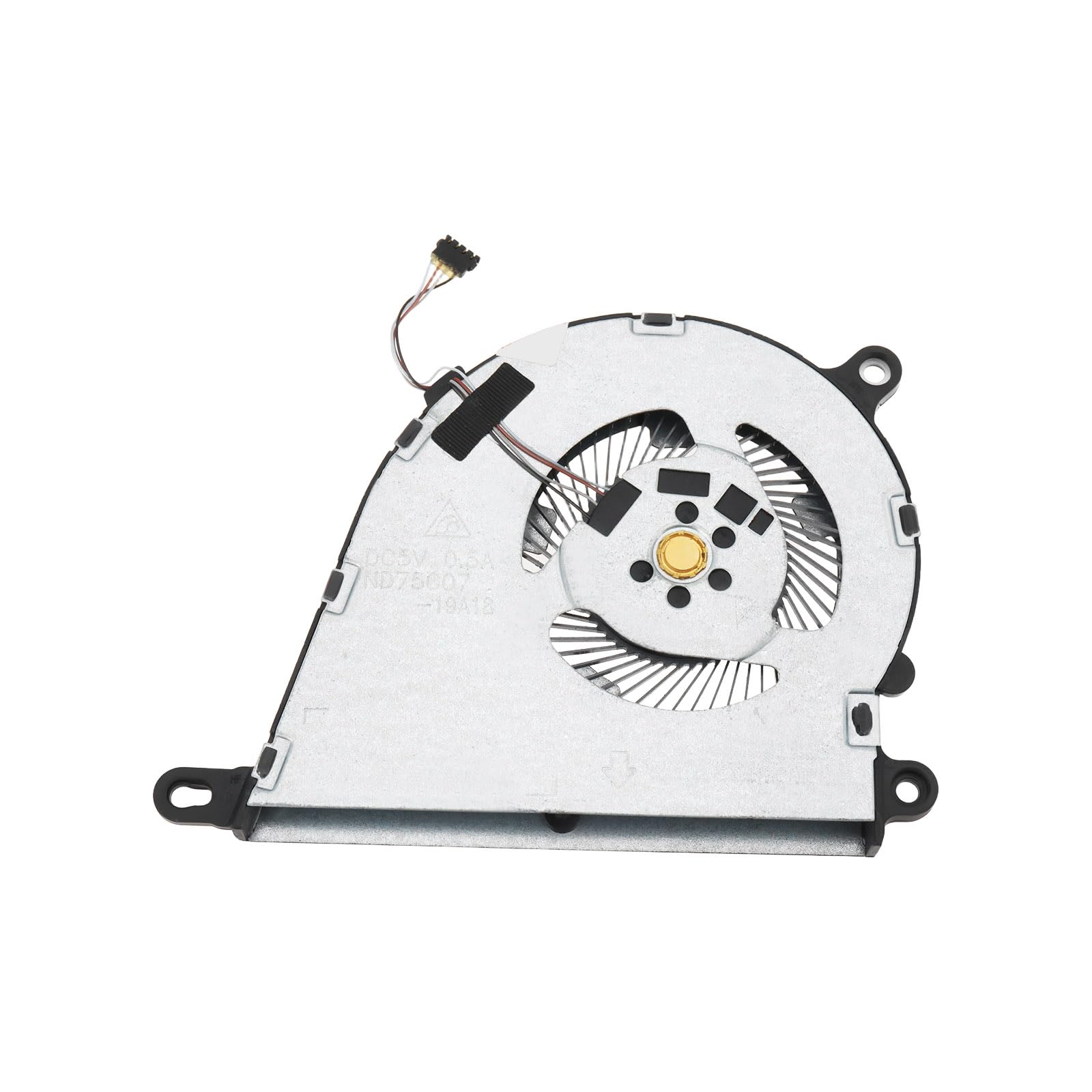 eMagTech 1x Laptop CPU Cooling Fan 5V 4-Pin Cable L68134-001 L68132-001 Compatible with HP 15-DY 15s-FQ - 1