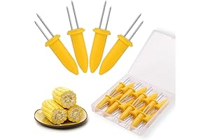 Corn on the Cob Holders, Set of 20 Durable Stainless Steel Anti-Scald...