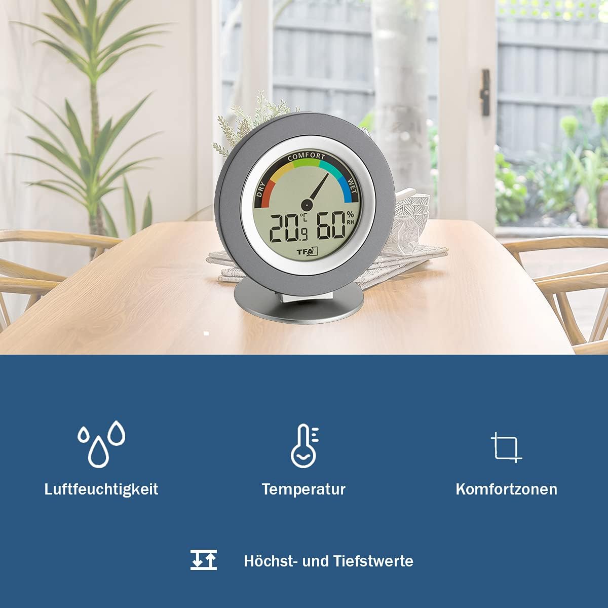 TFA 30.5019 THERMO-HYGROMETER (30.5019) - Sonstiges Haushaltsgerät