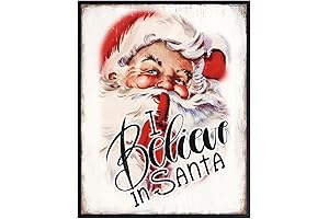 Retro Vintage Small Christmas Wall Art