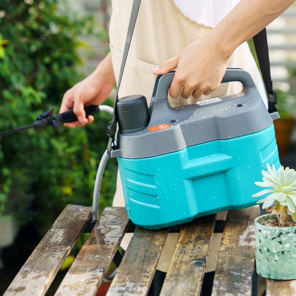 Kavolet Rociador Eléctrico Duradero de 5 litros con Carcasa Impermeable, Diseño Fácil de Usar para Fumigación Pesticidas y Riego Plantas