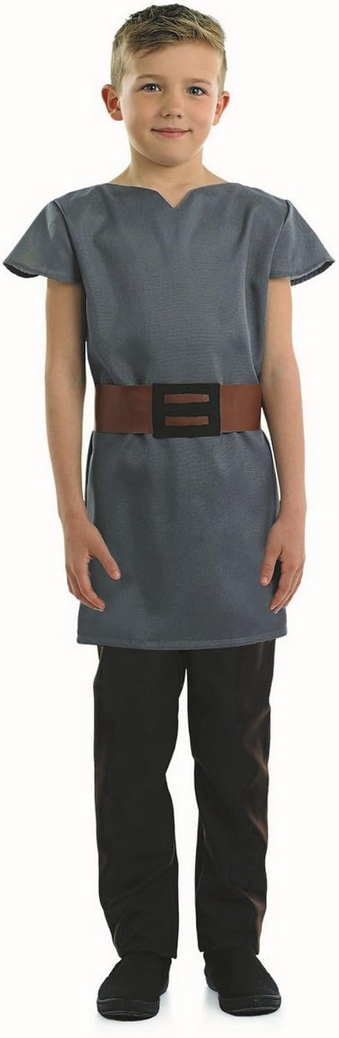 fun shack Kids Saxon Boy Costume - Medieval Knight Outfit for Boys - Perfect for Halloween, Dress Up, and Parties