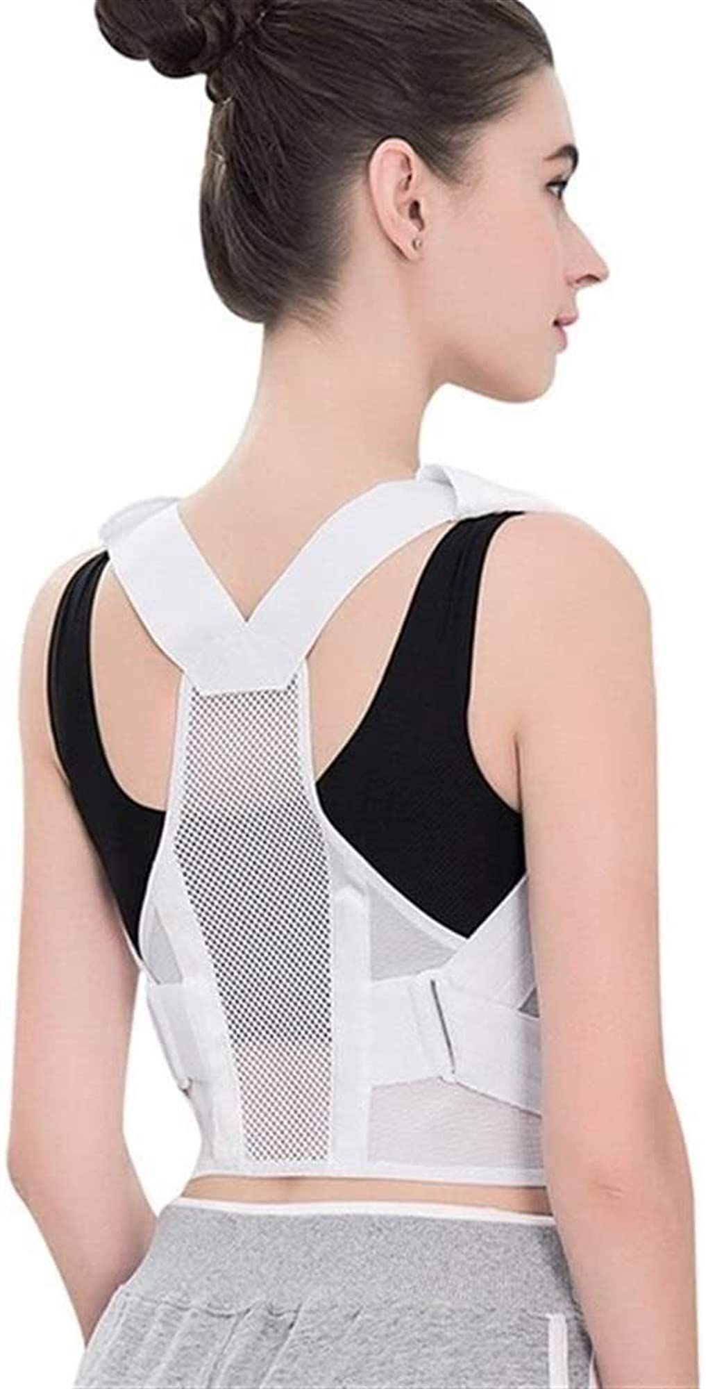 Correcteur de posture avec sangles de support réglables et courroie - 6