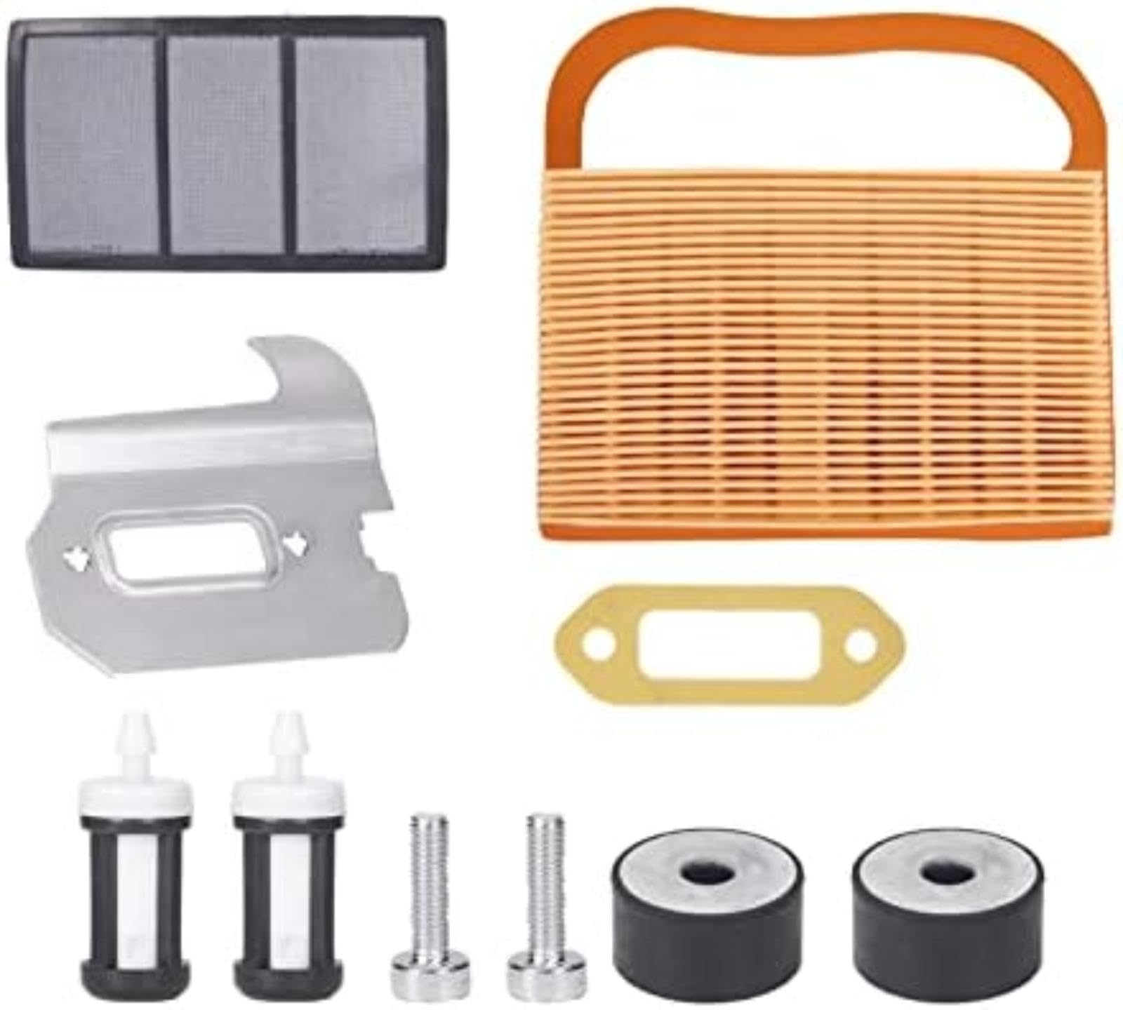4238-140-0611 Kit di sostituzione della guarnizione del silenziatore di scarico con prefiltro del filtro per dell'aria 4238 140 4401, per sega per calcestruzzo da taglio Ts410 Ts420