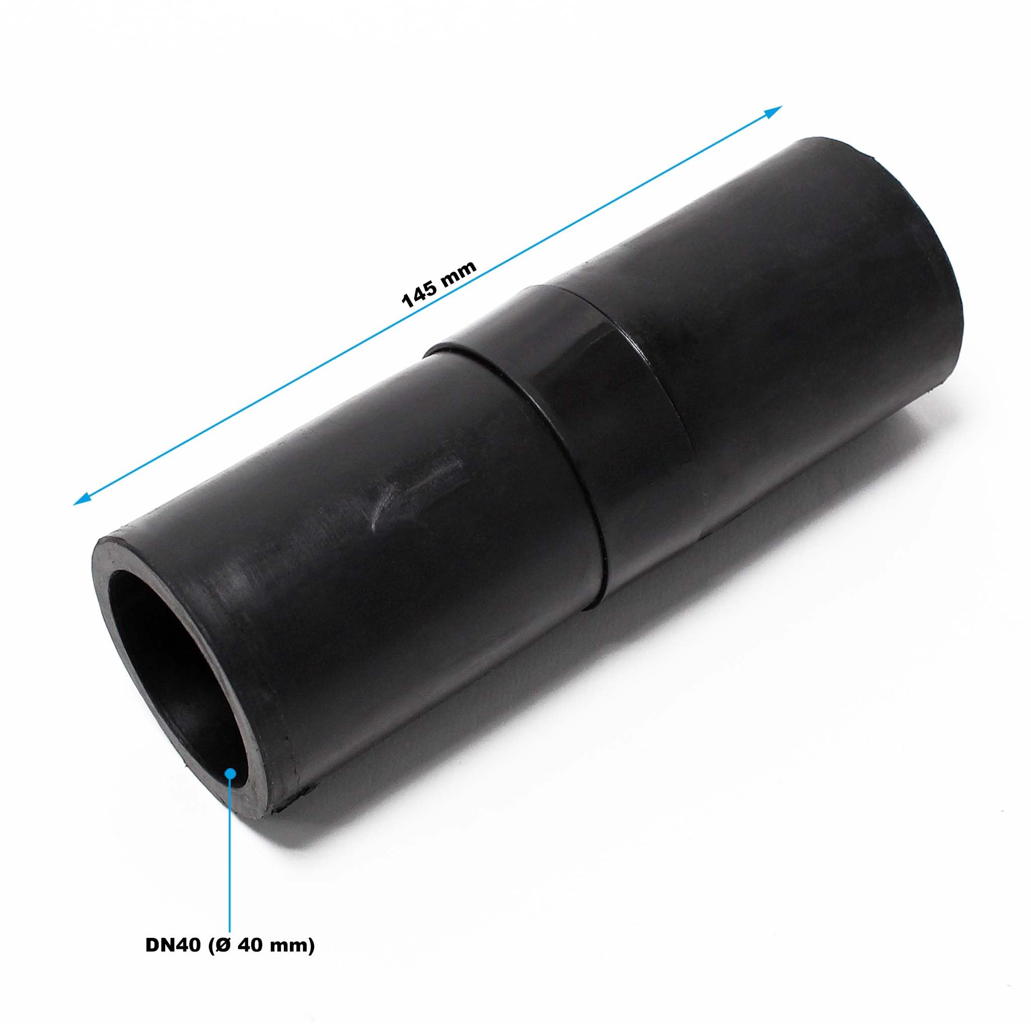 Zawór zwrotny Wiltec do małych systemów podnoszenia 3/1 600 W, zawór zwrotny DN40 o średnicy wewnętrznej 40 mm, gumowa część zamienna do systemów podnoszenia
