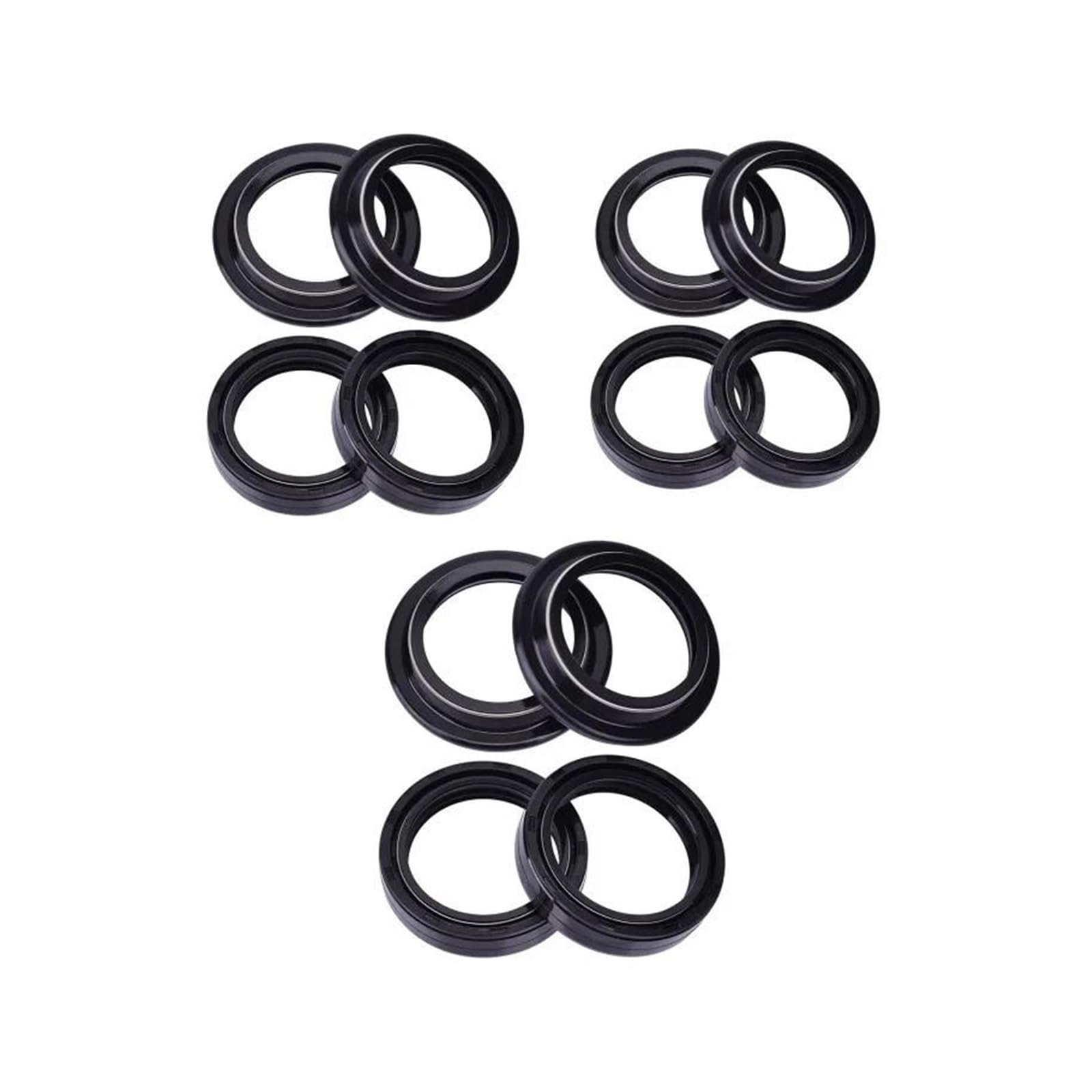 Moto Forcella Anteriore Paraolio Per KX125 250 500 ZX-6R ZZ-R600 ZX-900 ZX-9R(6pcs oil 6 pcs dust)