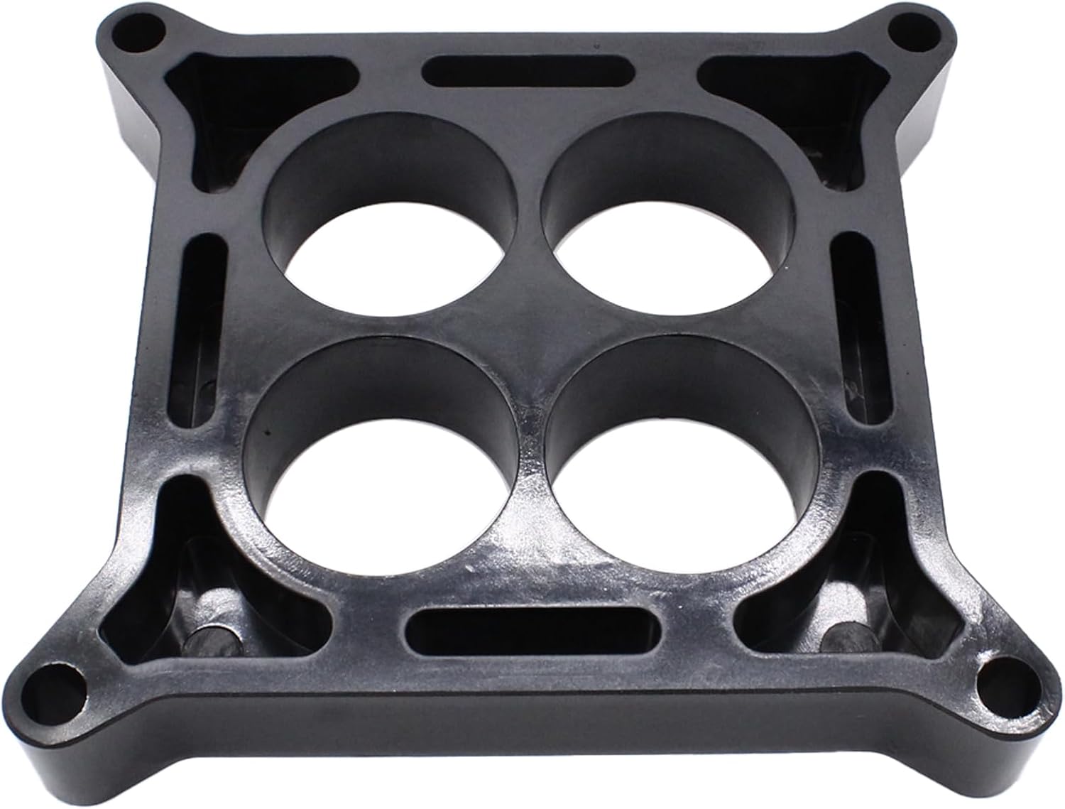 Carburetor Gasket, 1" Ported Phenolic Carburetor Spacer 4bbl SBC BBC BB Fits for Holley SB Chevy for Ford