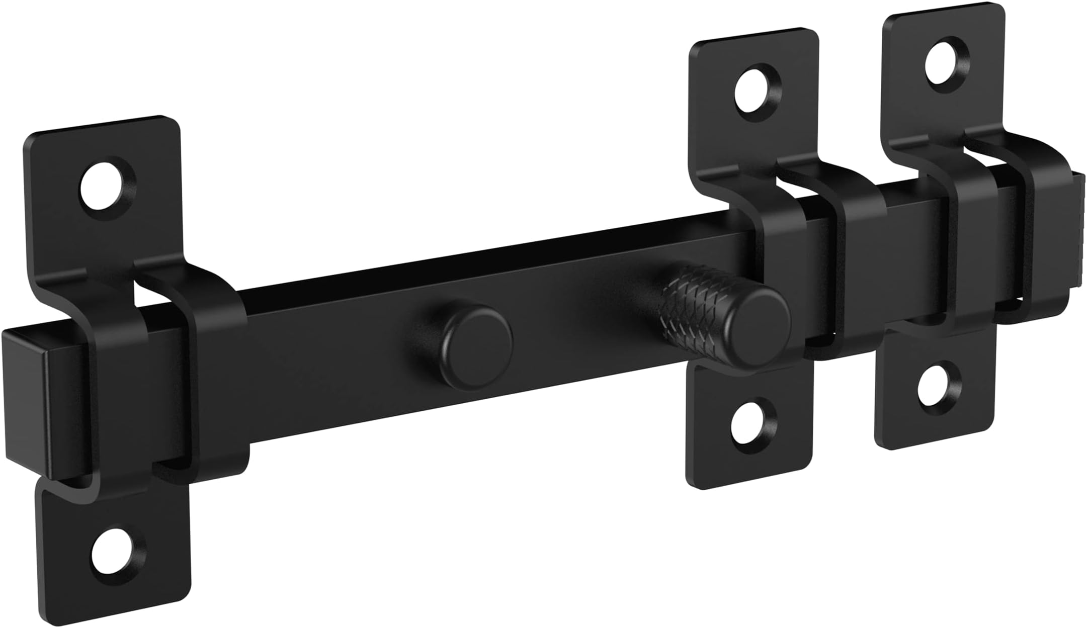 National Hardware Industrial Reversible Gate Slide Latch 7.8 in Black Weatherguard Protection Outdoor Gate Hardware for Fence Applications Left Right Hand Mount