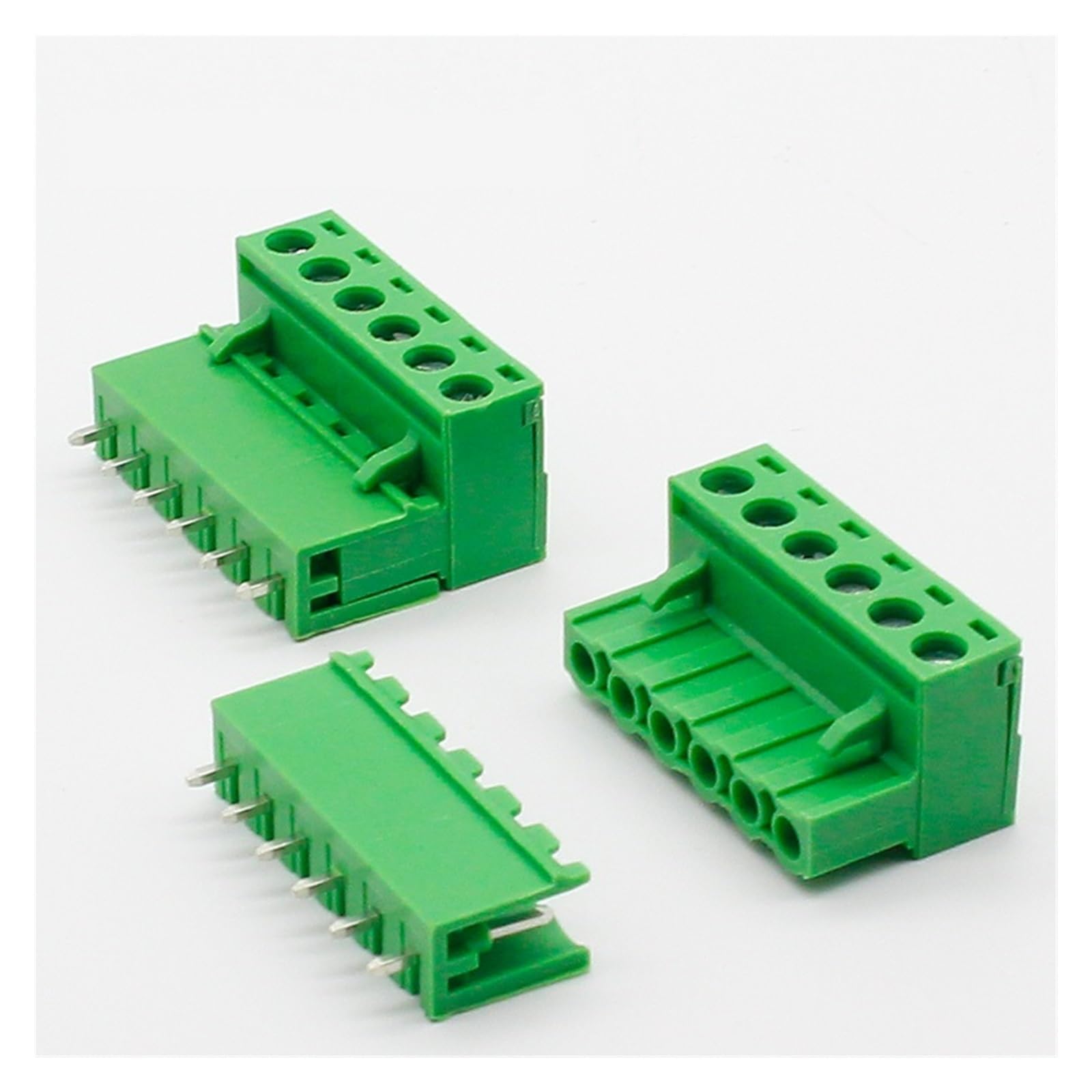 ZDVHOMCB 5 sets ht5.08 6pin Terminal type 300V 10A 5.08mm pitch connector pcb screw terminal block