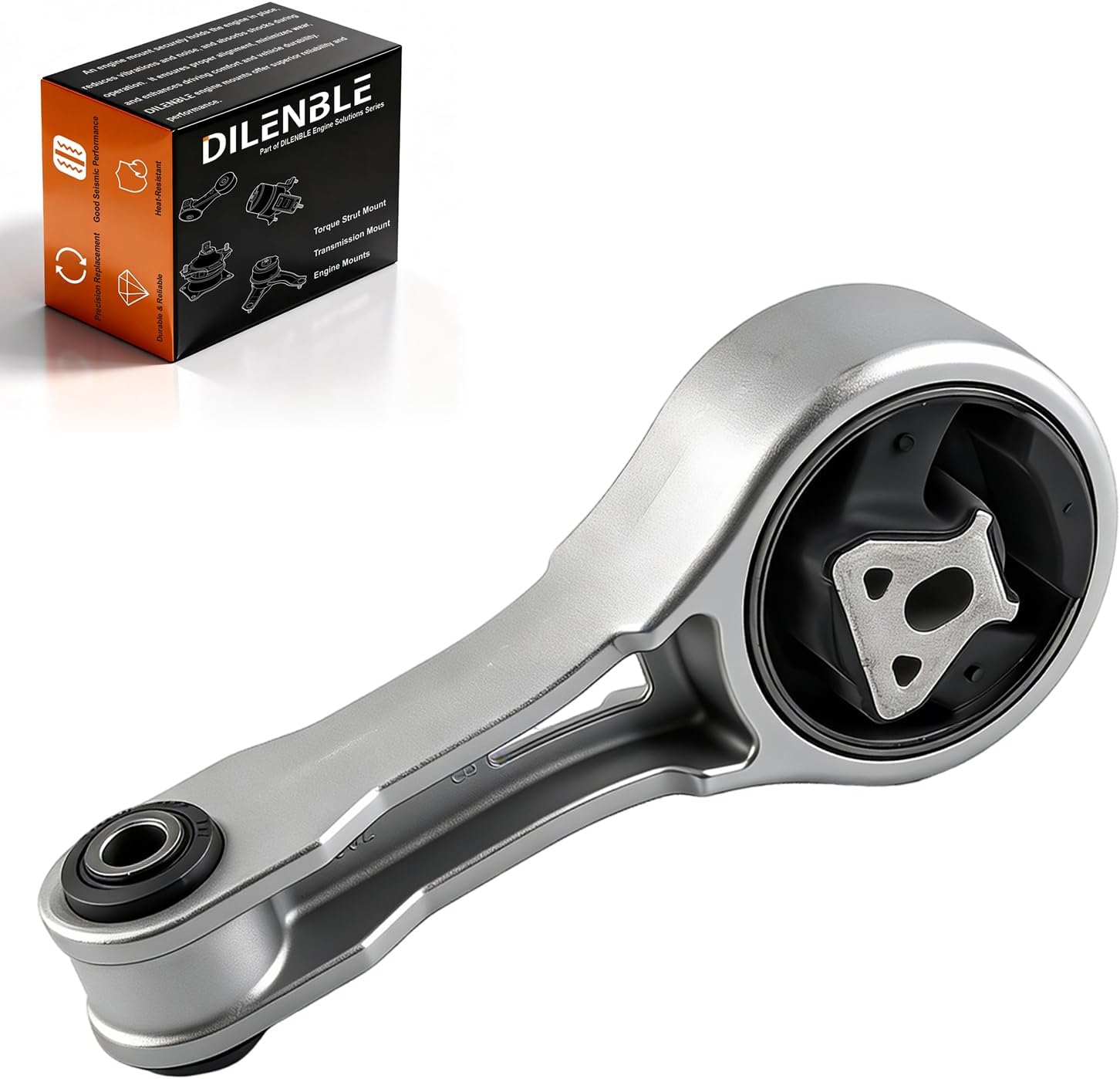 A5754 Rear Lower Engine Torque Strut Mount Compatible with 2011-2020 Dodge Journey 2.4L L4, Engine Motor Mount Replaces OE# 5147774AC EM4198