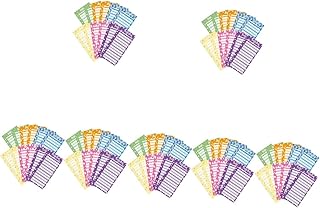 NUOBESTY 168 Peças Cartão De Orçamento Fichário De Dinheiro Cartão Fichário Envelopes Bolso Fichário Ajudantes De Rastreamento De Despesas Planejador De Orçamento Cartões Organizadores De