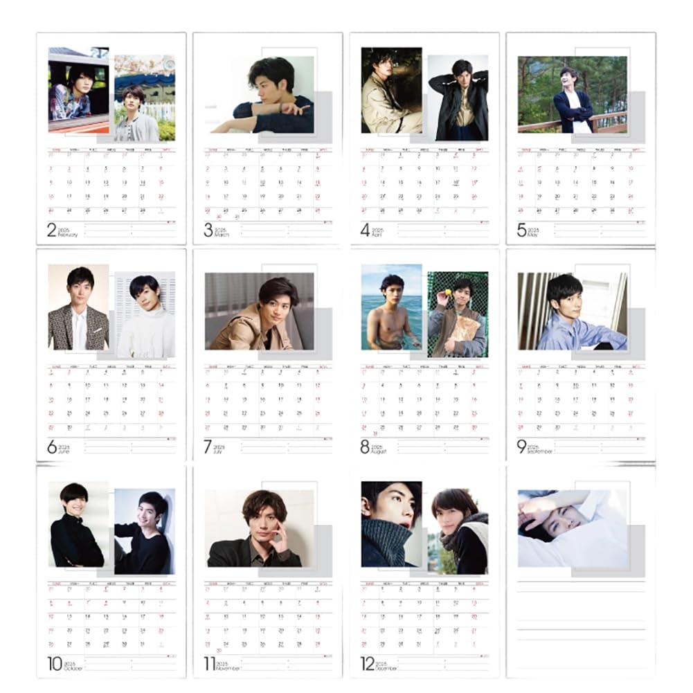 Amazon | 三浦春馬 週 カレンダー 2026年 卓上カレンダー スケジュール