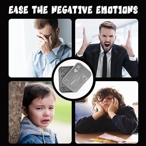 Miniatura 7 de Juguetes magnéticos de metal para ansiedad, tarjeta de empuje de póquer de metal, deslizante, juguete para aliviar el estrés, juguete EDC para