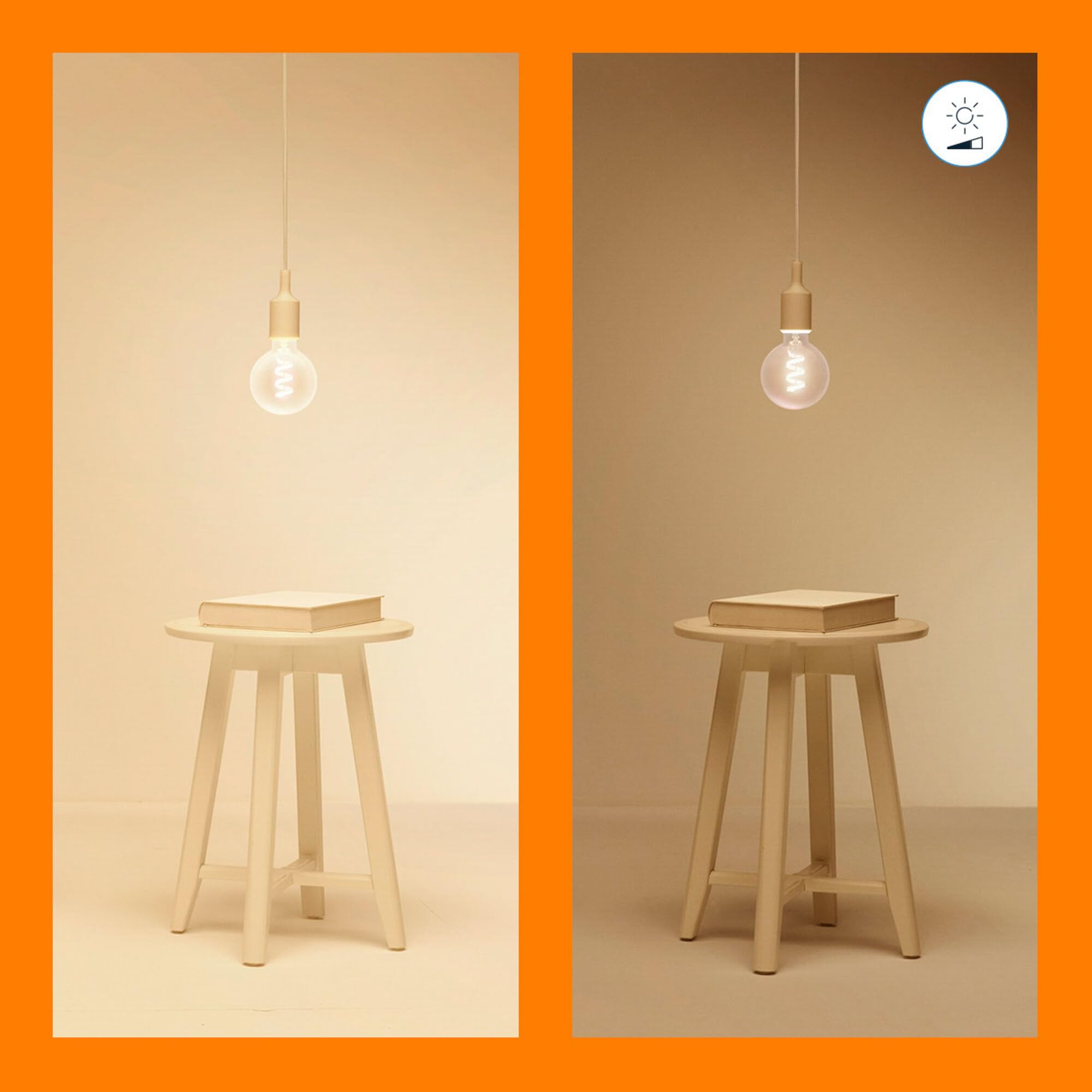WiZ - Plafón led inteligente SuperSlim 22W a todo color, Wi-Fi, compatible con Alexa y Google Home, tecnología SpaceSense y Matter, Negro
