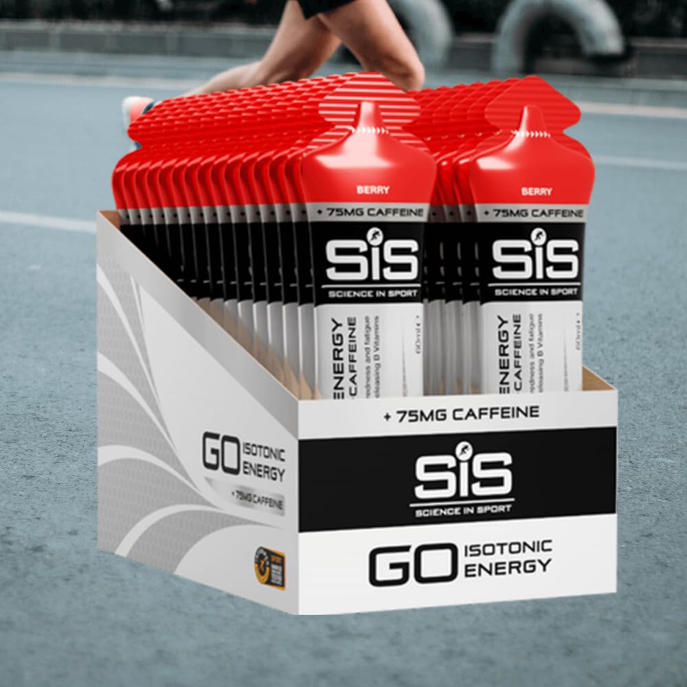 SIS GO Energy + Caffeine Gels (30x60ml) Baies