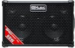 Coolmusic BP40D 80W Amplificateur de guitare acoustique rechargeable- Haut-parleur Bluetooth portable avec effet de retard du choeur de réverbération 6 Entrées,3 Bande EQ, Noir,(3-Year Garantie)