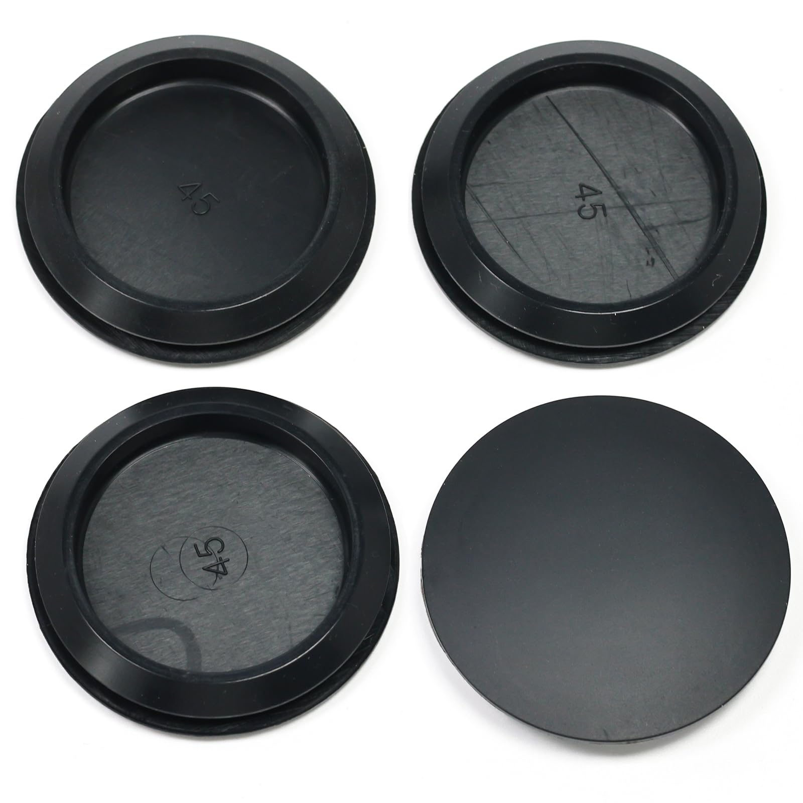 4 Pcs 45 mm Silicone Rubber Plugs for 45 mm (1-3/4") Round Holes