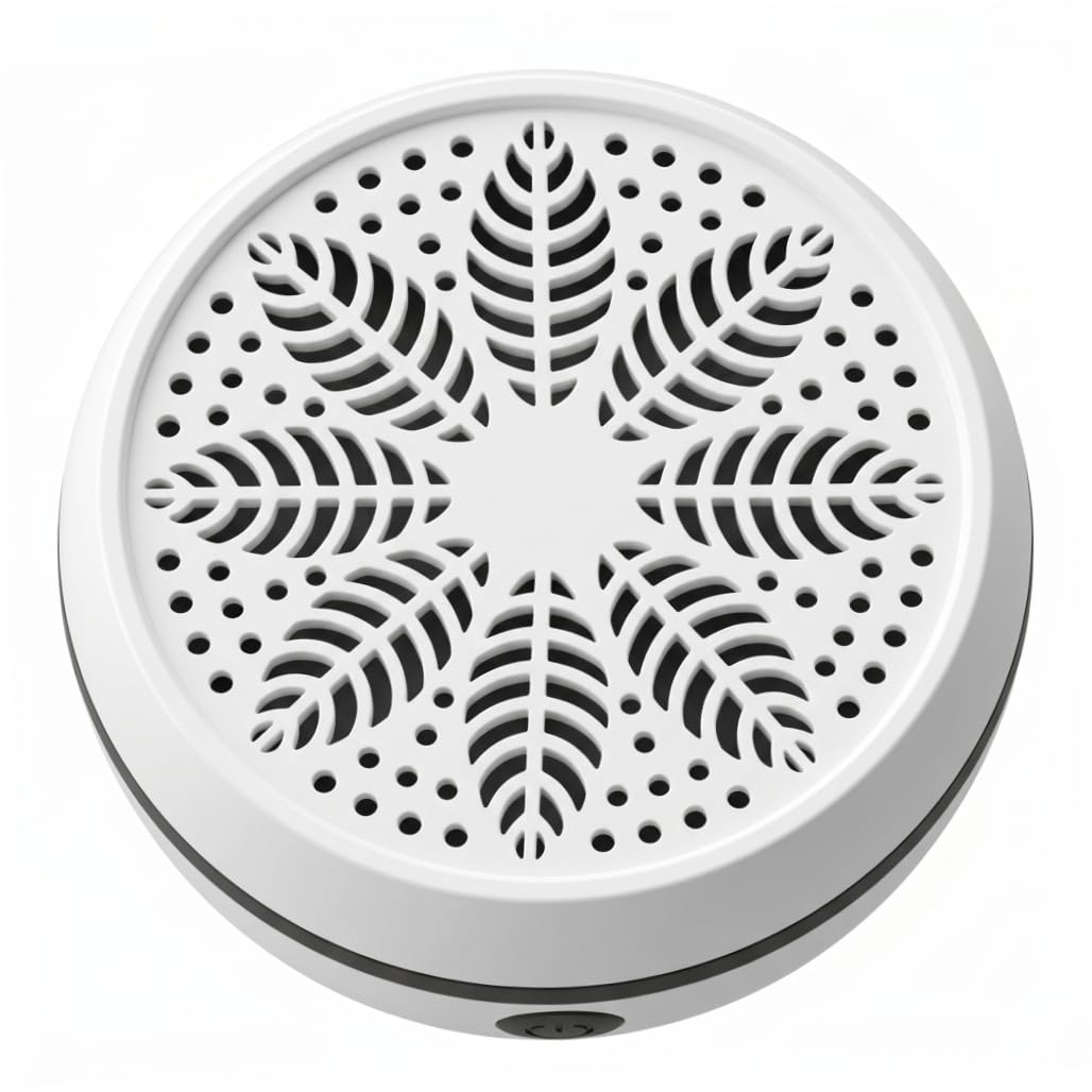 Ameble 2000mAh Titanium Fruit and Vegetable Washing Machine Produce Cleaner Device with Magnetic Charging - White