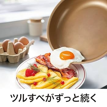 Amazon｜エバークック フライパン 28㎝ ガス火専用 軽量 660g