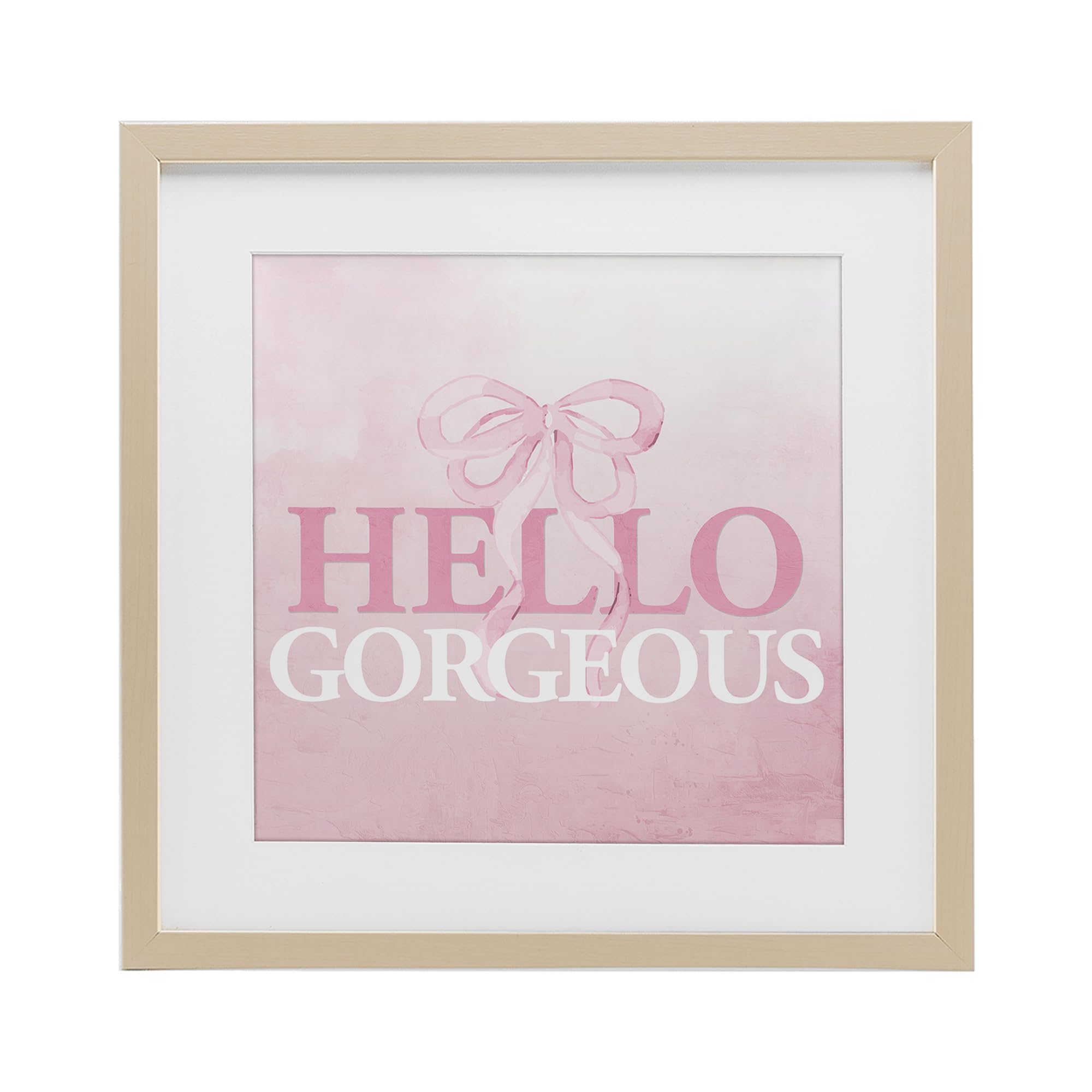 Déco murale Hello Gorgeous pour rompre la monotonie des murs blancs