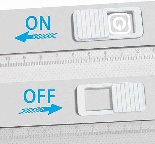 Miniatura 10 de ILIVABLE - Cubierta protectora para interruptor de almohadilla de luz, cubierta protectora de botón táctil con pintura de diamante para mesa de luz,