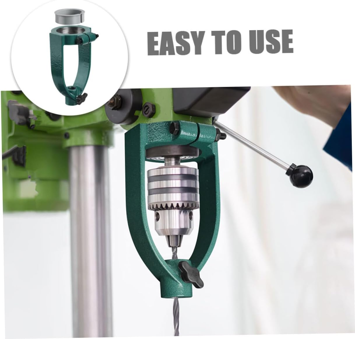 Square Hole Drill Bit Adapter for Bench Drill Mortise Machine Converter Tenon Conversion Tool Kit