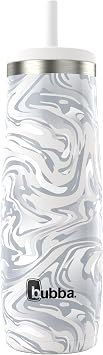 Bubba Radiant Stainless Steel Growler Simple Lid 64oz, Rubberized Water Bottle, Medium, Scuba