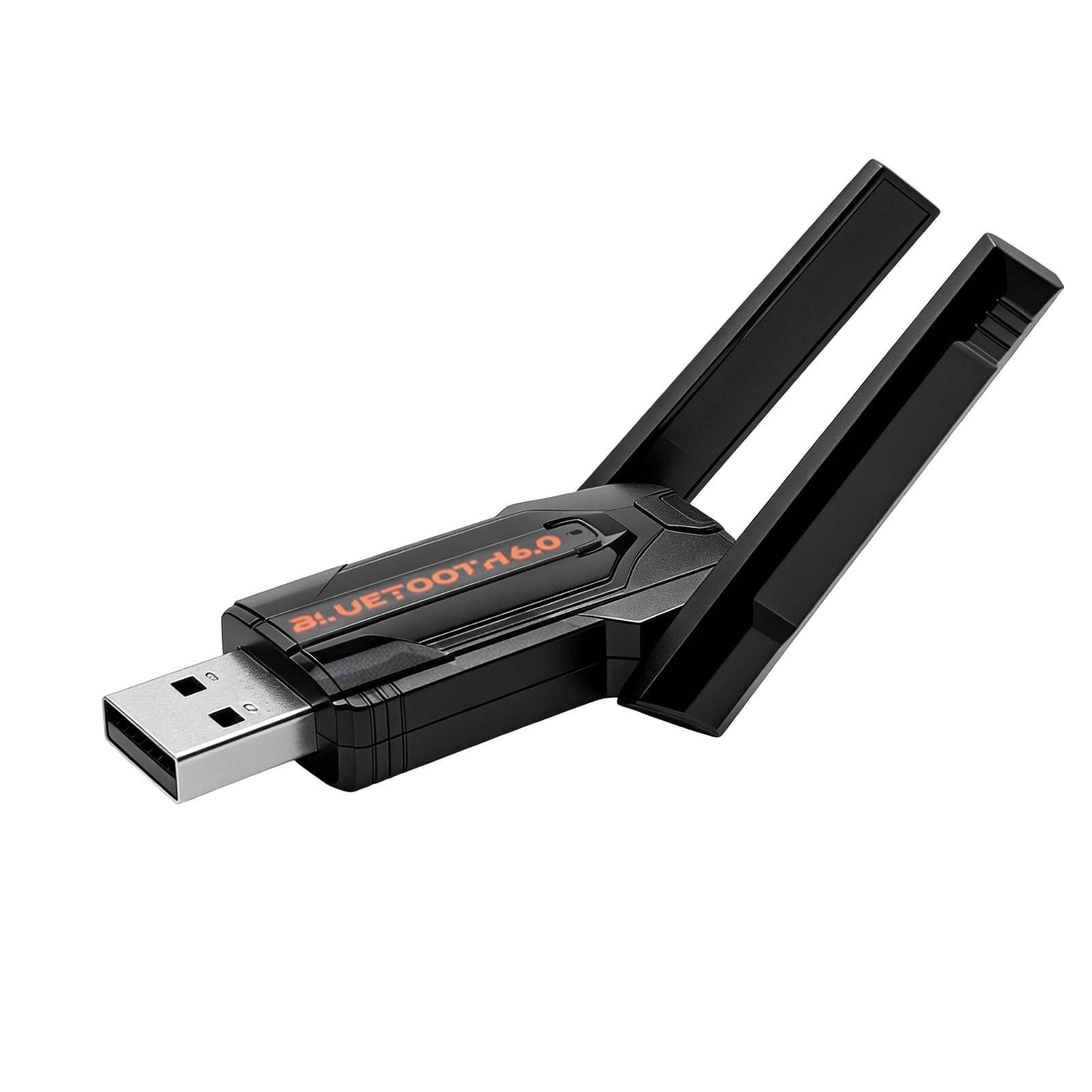 Adaptador USB Bluetooth 6.0 Dongle para PC, Conexión Estable para 5 Dispositivos Simultáneamente, Gran Alcance y Baja Latencia, Compatible con Windows 11/10/8.1, Antena Doble, Plug & Play