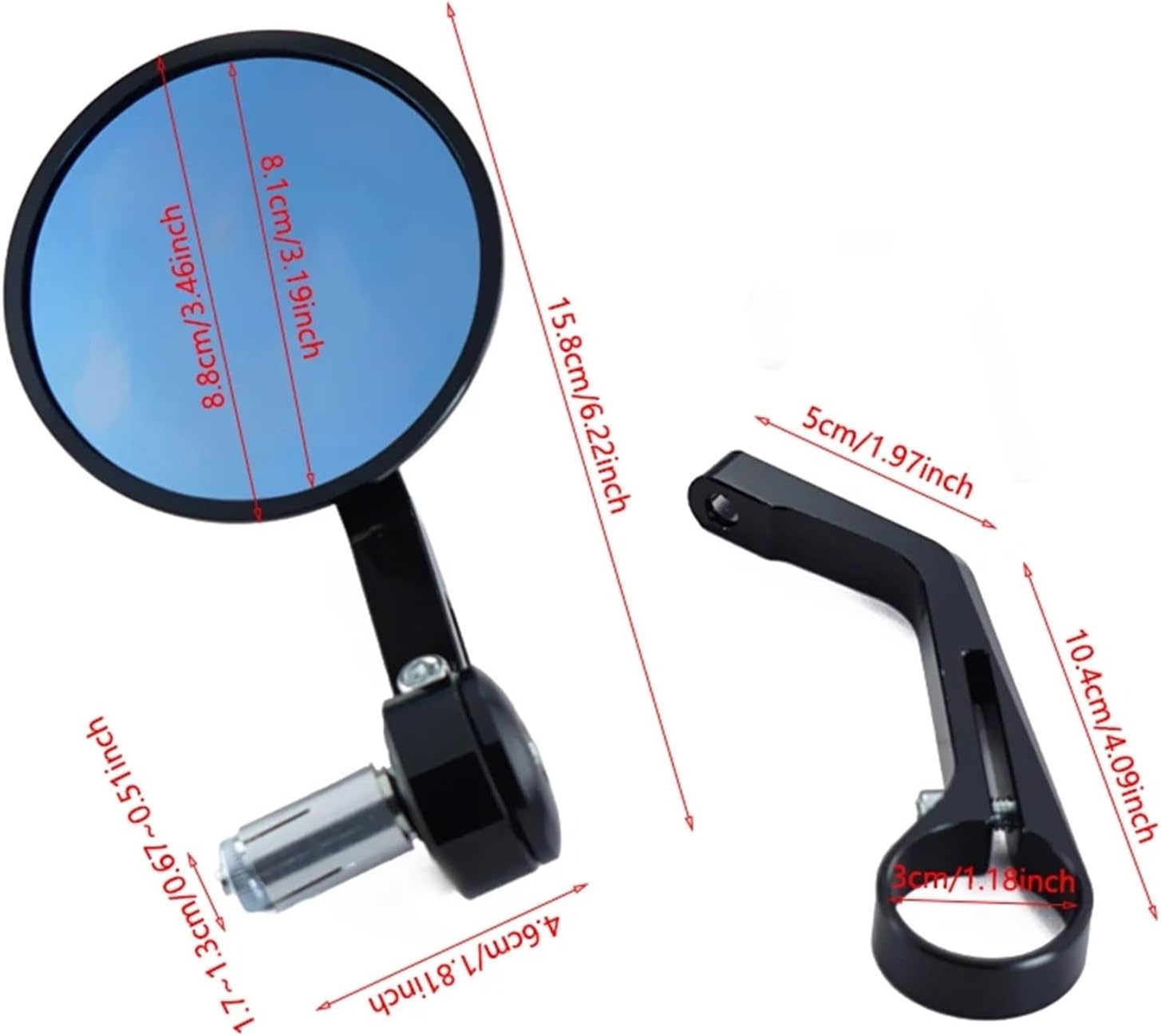 【for みぃ様】オーダー品 バイク ウインカーミラー ミラー アメリカン CNC オートバイバーエンド