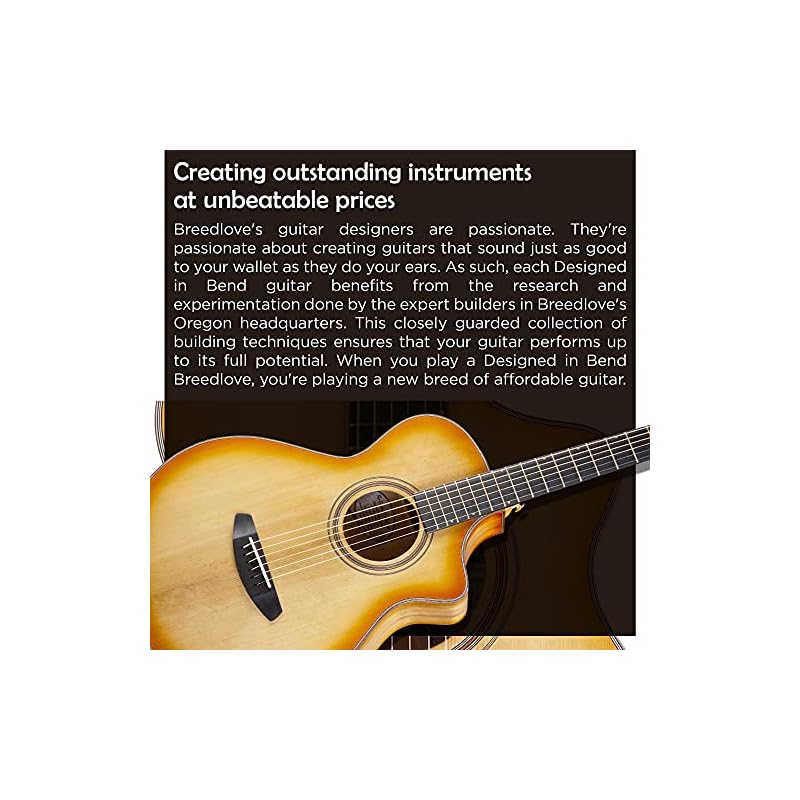 Breedlove Organic Artista Concertina CE AcousticElectric Guitar