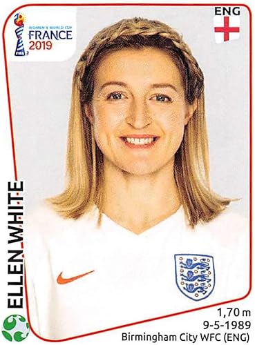 2019 Panini FIFA Women's World Cup France Album Stickers (Individual Sticker Only) Soccer #269 Ellen White England 2 Inch by 2 1/2 Inch Collectible