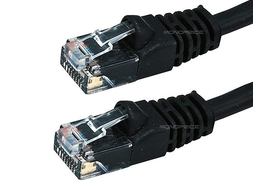 Monoprice 103419 Cable de Red Cat6 550MHz UTP 2ft RJ45 Negro miniatura 2