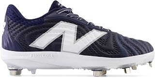New Balance Men's FuelCell 4040 V7 Metal Baseball Shoe, Team Navy/Optic White, 11